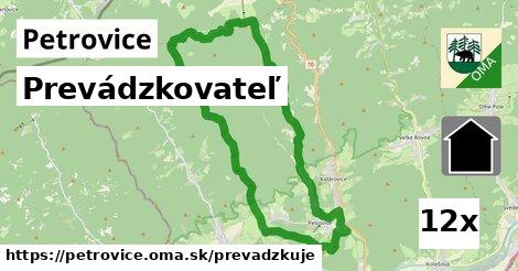 prevádzkovateľ v Petrovice