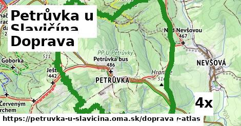 doprava v Petrůvka u Slavičína