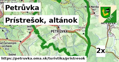 Prístrešok, altánok, Petrůvka