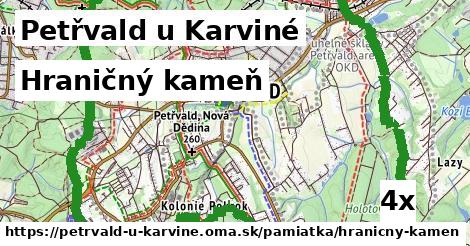 Hraničný kameň, Petřvald u Karviné