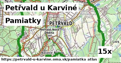 pamiatky v Petřvald u Karviné