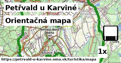 Orientačná mapa, Petřvald u Karviné