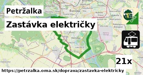Zastávka električky, Petržalka