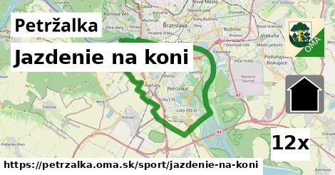 Jazdenie na koni, Petržalka