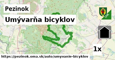 umývarňa bicyklov v Pezinok