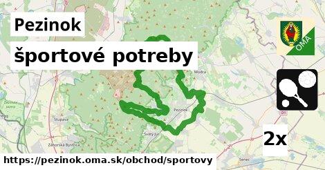 športové potreby, Pezinok