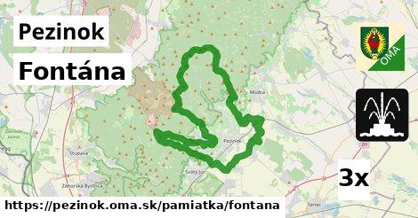 Fontána, Pezinok