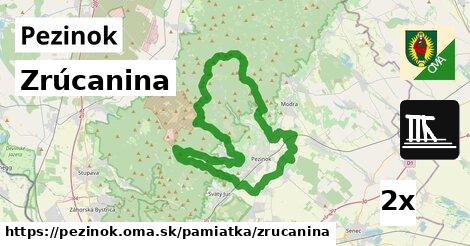 Zrúcanina, Pezinok