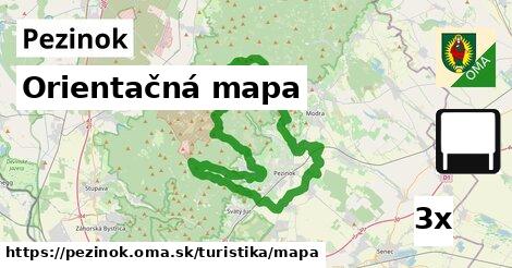 Orientačná mapa, Pezinok