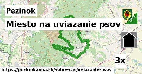 Miesto na uviazanie psov, Pezinok