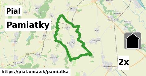 pamiatky v Pial