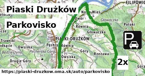 parkovisko v Piaski Drużków