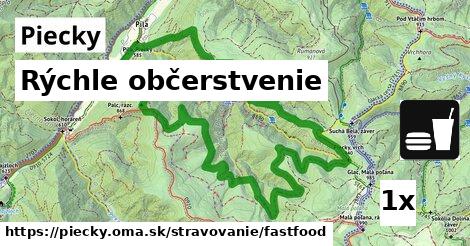 rýchle občerstvenie v Piecky