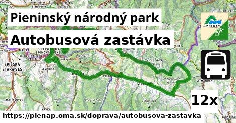 Autobusová zastávka, Pieninský národný park