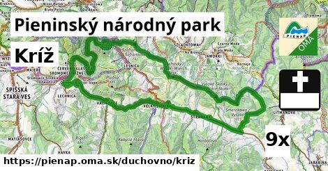 Kríž, Pieninský národný park