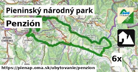 Penzión, Pieninský národný park