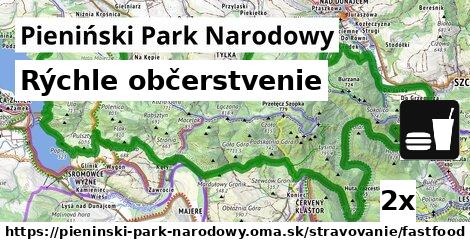 Všetky body v Pieniński Park Narodowy