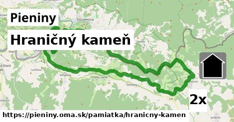 Hraničný kameň, Pieniny