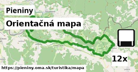 Orientačná mapa, Pieniny