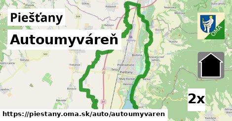 Autoumyváreň, Piešťany