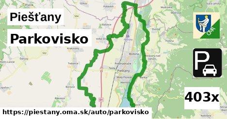 Parkovisko, Piešťany