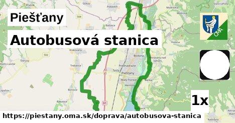 Autobusová stanica, Piešťany