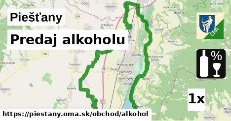 Predaj alkoholu, Piešťany