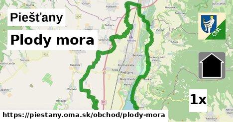 plody mora v Piešťany