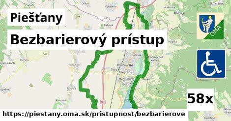 Bezbarierový prístup, Piešťany