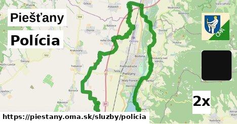 Polícia, Piešťany