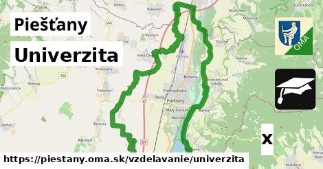 Univerzita, Piešťany