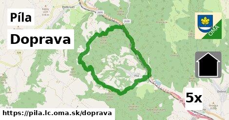 doprava v Píla, okres LC