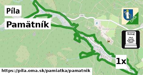 Pamätník, Píla