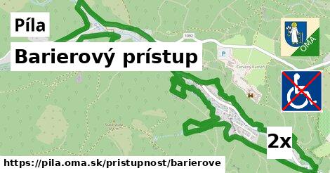 Barierový prístup, Píla