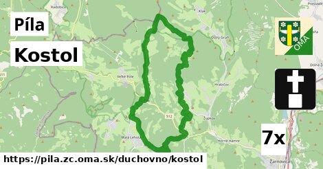 Kostol, Píla, okres ZC