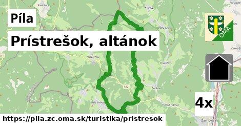 Prístrešok, altánok, Píla, okres ZC