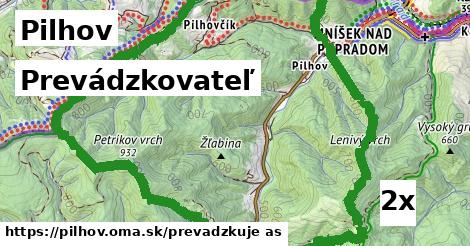 prevádzkovateľ v Pilhov