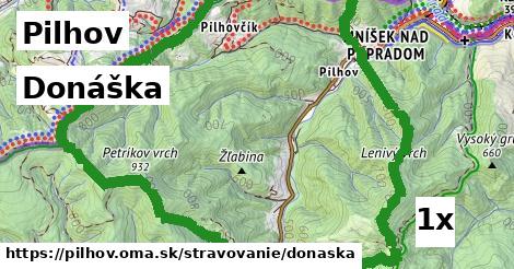 Donáška, Pilhov