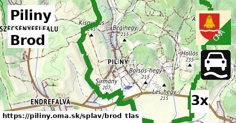 Brod, Piliny