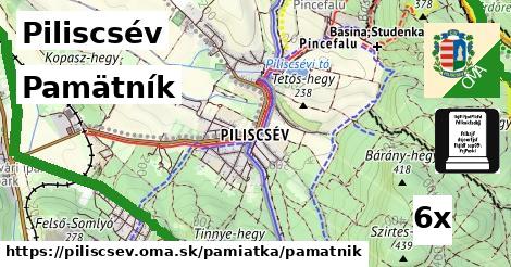 Pamätník, Piliscsév