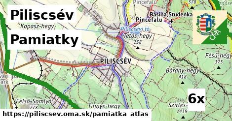 pamiatky v Piliscsév