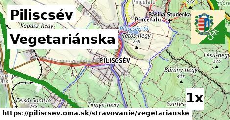 Vegetariánska, Piliscsév