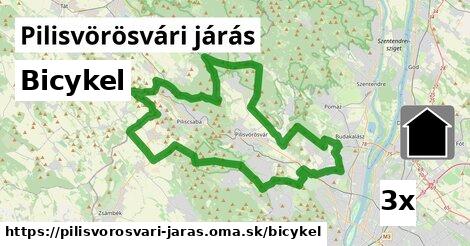bicykel v Pilisvörösvári járás