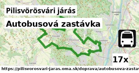 Autobusová zastávka, Pilisvörösvári járás