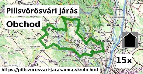 obchod v Pilisvörösvári járás
