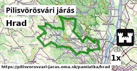 Hrad, Pilisvörösvári járás