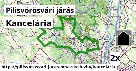 Kancelária, Pilisvörösvári járás