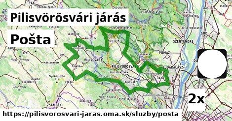 Pošta, Pilisvörösvári járás