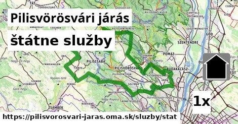 štátne služby, Pilisvörösvári járás