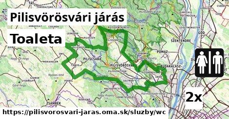 Toaleta, Pilisvörösvári járás